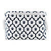 Polyester Pet Bin Paw Lattice Navy Rectangle Small 14X8X9 Image 1