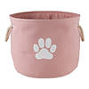 Polyester Pet Bin Paw Rose Round Medium Image 2