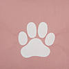 Polyester Pet Bin Paw Rose Round Small Image 4