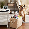 Polyester Pet Bin Paw Taupe Rectangle Medium 16X10X12 Image 3