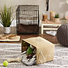Polyester Pet Bin Paw Taupe Rectangle Medium 16X10X12 Image 4