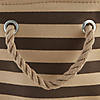 Polyester Pet Bin Stripe With Paw Patch Brown Rectangle Small 14X8X9 Image 4