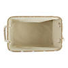 Polyester Pet Bin Trellis Paw Taupe Rectangle Small Image 1