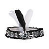 Polyester Roaring 20s Feathered Headpiece Image 1