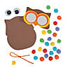 Pom-Pom Owl Ornament Craft Kit - Makes 12 Image 1