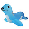 Pool Central 46" Inflatable Blue Sea Lion Swimming Pool Float with Handles Image 1