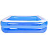 Pool Central 6.5' Blue and White Inflatable Rectangular Swimming Pool Image 2