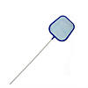 Pool Central 61.5" Silver and Blue Mini Swimming Pool Leaf Skimmer Head with FiPropered Length Pole Image 1