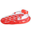 Pool Central 65'' Red and White Inflatable Strawberry Pool Water Lounge Float Image 1