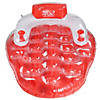 Pool Central 65'' Red and White Inflatable Strawberry Pool Water Lounge Float Image 1