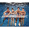 Pool Central 67.75" Inflatable Clear Swimming Pool Multi Color LED Lighted Air Mattress Image 1