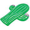 Pool Central 70.5" Inflatable Green Jumbo Cactus Shaped Swimming Pool Float Image 1