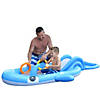 Pool Central 7ft Inflatable Childrens Whale Shaped Interactive Play Pool Image 1