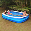 Pool Central 8.5' Blue and White Inflatable Rectangular Swimming Pool Image 1