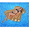 Pool Central Inflatable Gold Shell Shaped Swimming Pool Float  63-Inch Image 1