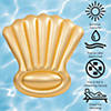 Pool Central Inflatable Gold Shell Shaped Swimming Pool Float  63-Inch Image 3