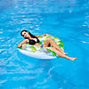 Pool Central Inflatable Green and Clear Geometric Swimming Pool Inner Tube Ring 47-Inch Image 3