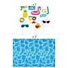 Pool Party Photo Booth Kit - 15 Pc. Image 1