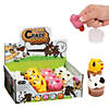 Poopin&#8217; Farm Animal Slime Containers - 12 Pc. Image 1