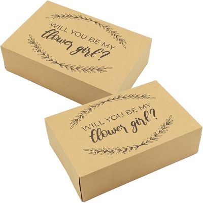 Pop Fizz Designs Flower Girl Proposal Box Sets (Set of 2) Image 3