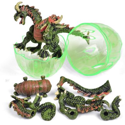 PopFun 3.8" Easter Eggs with Dragon Toys 12 Pc Image 2