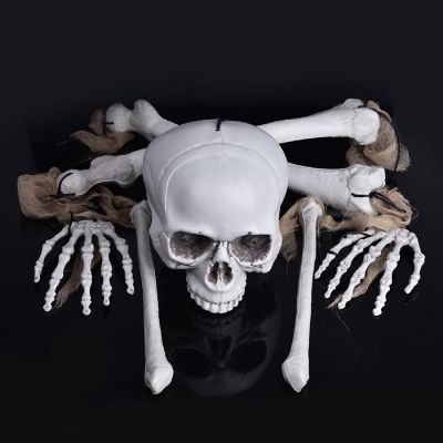 PopFun Halloween Crossbone skeleton wind chime Image 1