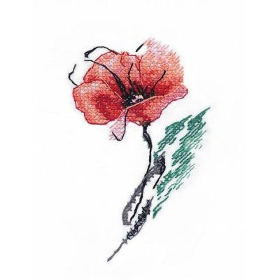 Poppy 1419 Oven Counted Cross Stitch Kit Image 1