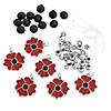 Poppy Charm Bracelet Craft Kit - Makes 12 Image 1