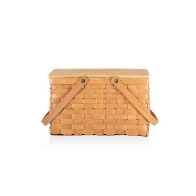 Poppy Personal Picnic Basket - Beige Image 1