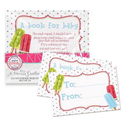 Popsicle Bring a Book Cards by AmandaCreation 20ct Image 1