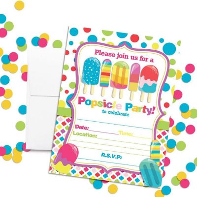 Popsicle Invitations 40pc. by AmandaCreation Image 1