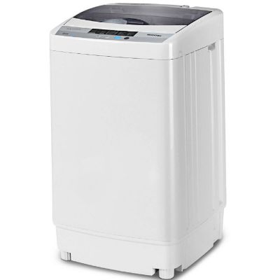 Portable Compact Washing Machine 1.34 Cu.ft Spin Washer Drain Pump 8 Water Level Image 1