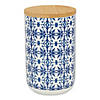 Portuguese Tile Ceramic Treat Canister Image 1