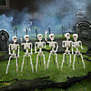 Posable Skeletons & Shepherd&#8217;s Hook Halloween Decorating Kit - 12 Pc. Image 1