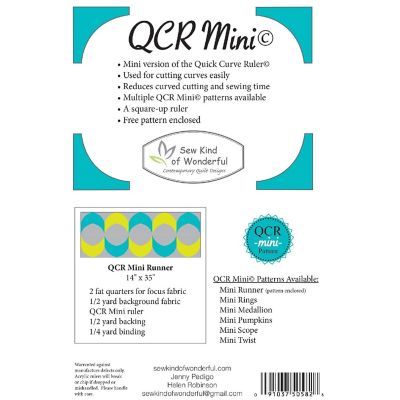 Posh Jack-O Pattern 28"x38" Using Quick Curve Mini Ruler by Sew Kind of Wonde... Image 2