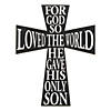 Positively Simple For God So Loved the World Wall Cross Image 1
