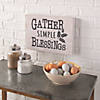 Positively Simple Gather Simple Blessings Sign Image 1