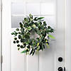 Positively Simple Mixed Eucalyptus & White Florals Wreath Image 1