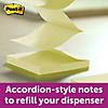 Post-it Dispenser Pop-up Notes Value Pack, 3 in x 3 in, Canary Yellow, 14 Pads plus 4 Pads in Assorted Color Image 3