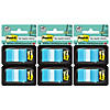 Post-it Flags - Blue, 50/Dispenser, 2 Dispenser/Pack, 3 Packs Image 1