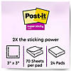 Post-it Super Sticky Notes - Summer Joy Collection - 3" x 3" Plain, 24-Pack Image 2