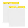 Post-it Wall Pad, 20 in x 23 in, White, 20 Sheets/Pad, 2 Pads/Pack, Mounts with Command Strips included Image 1
