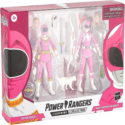 Power Rangers Lightning Collection 6 Inch Zero & Mighty Morphin Pink Ranger Image 1