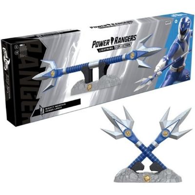 Power Rangers Lightning Collection Might Morphin Blue Ranger Power Lance Image 1