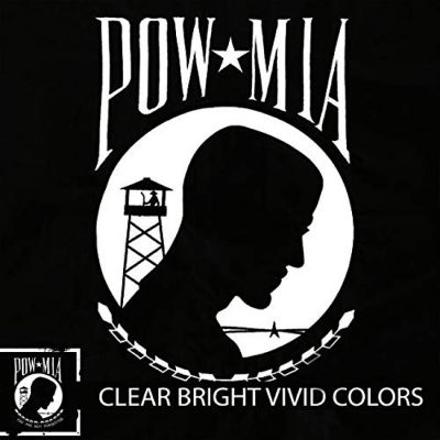 POWMIA Flag 150D Printed Polyester 3x5 Ft Image 1