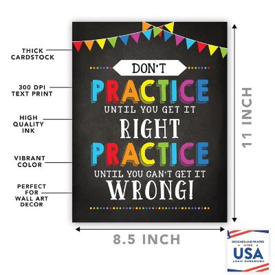 Practice Until You Get It Right 8.5x11in Image 1