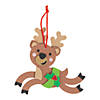 Prancing Reindeer Ornament Craft Kit - Makes 12 Image 1