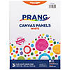 Prang Canvas Panels, White, 9" Proper 12", 3 Panels Image 1