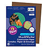 Prang Construction Paper, Dark Brown, 9" x 12", 50 Sheets Per Pack, 10 Packs Image 1
