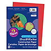 Prang Construction Paper, Holiday Red, 9" x 12", 50 Sheets Per Pack, 10 Packs Image 1